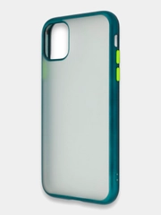 Чехол на iPhone 11 / iPhone 11 Pro / iPhone 11 Pro Max, силиконовый, матовый, с окантовкой