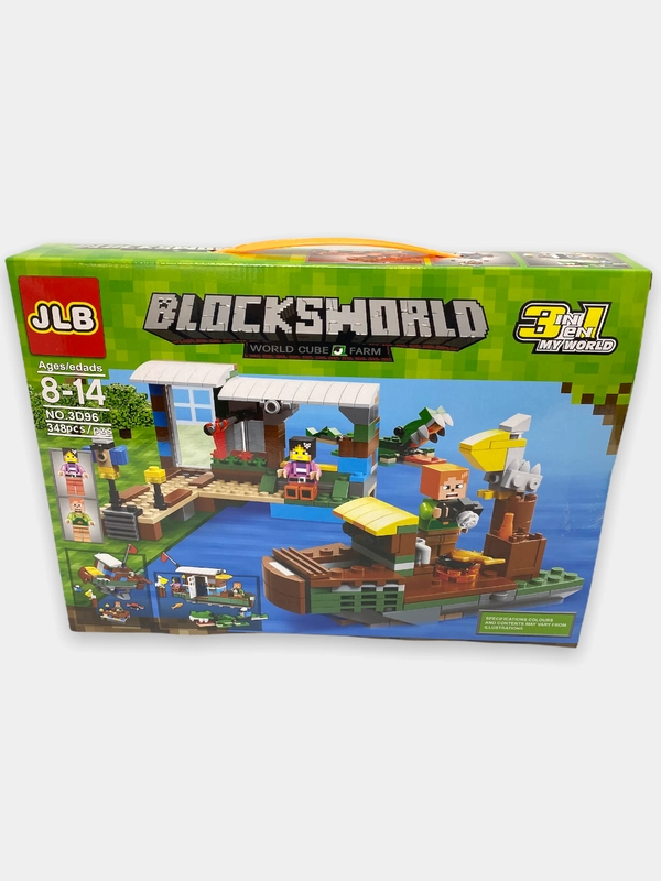 Конструктор BlocksWorld "Речное путешествие", 348 деталей