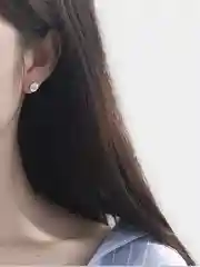 Серебряные серьги Ромашки