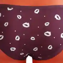 Фиолетовый трусы женские "Поцелуй" (10069)