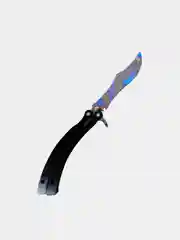 Бежевый нож деревянный бабочка 1.5 кс го / cs go