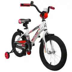 Велосипед 16" Novatrack Lumen, 2019, цвет серебристый