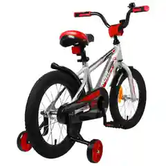 Велосипед 16" Novatrack Lumen, 2019, цвет серебристый