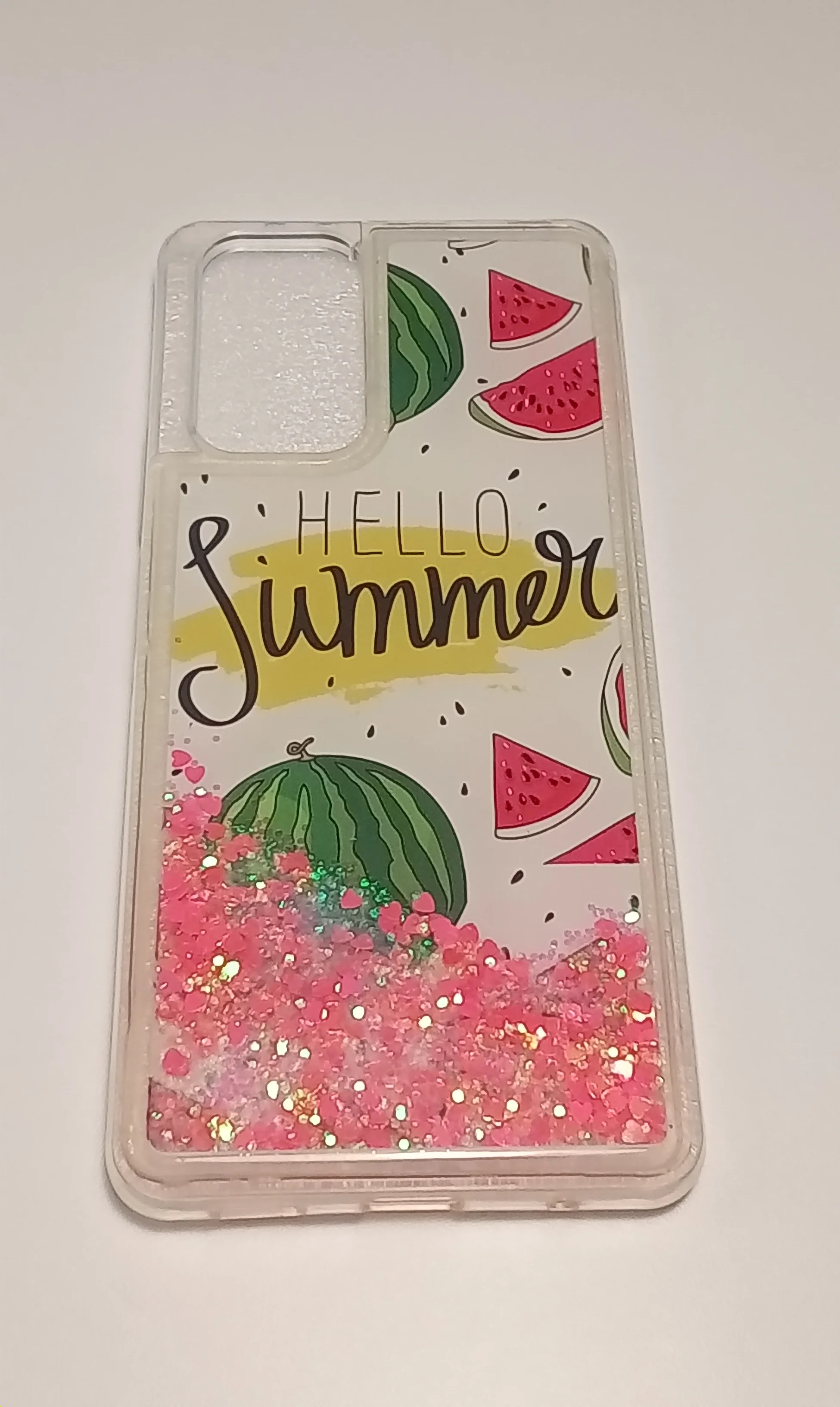 Зеленый чехол-переливашка с жидкими блестками для Xiaomi Redmi Note 10 pro