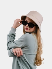 Панама женская демисезонная, экокожа