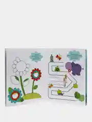 Fisher Price. Рисуют малыши.  Веселые друзья. Раскраска с объемным бортиком