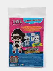 L.O.L. SURPRISE! Раскраска с наклейками и большой куклой. Черная бабочка