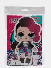 L.O.L. SURPRISE! Раскраска с наклейками и большой куклой. Рокерша
