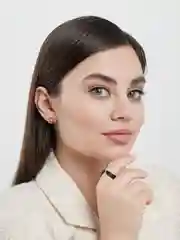Кольцо матовое черное в форме крыльев