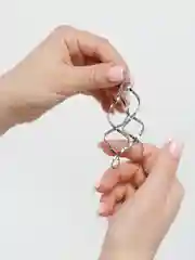 Длинные серьги с подвеской  "Спираль"