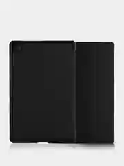 Темно-синий чехол-книжка для планшета Samsung Galaxy Tab A7 10.4 КАРТОФАН экокожа с функцией подставки