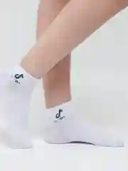 Белый носки "Тик ток"