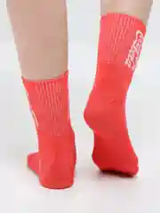 Красный носки цветные