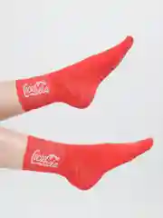 Красный носки цветные