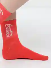 Красный носки цветные