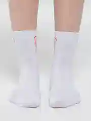 Белый носки цветные