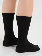 Черный носки высокие "Fashion" унисекс, цвет черный и белый