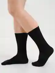 Черный носки высокие "Fashion" унисекс, цвет черный и белый