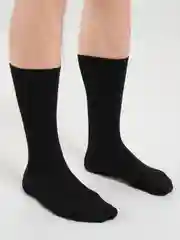 Черный носки высокие "Fashion" унисекс, цвет черный и белый