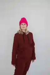 Бордовый спортивное худи с начесом, толстовка женская мужская