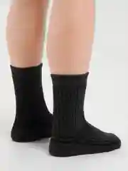 Угольный носки шерстяные, мужские с высоким голенищем. Россия