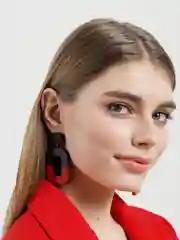 Красный серьги гвоздики