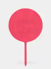 Фуксия топпер "Happy Birthday"