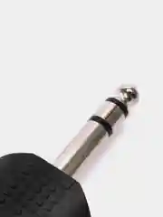 Аудио переходник гнездо тюльпаны 2RCA на джек 6.3 мм