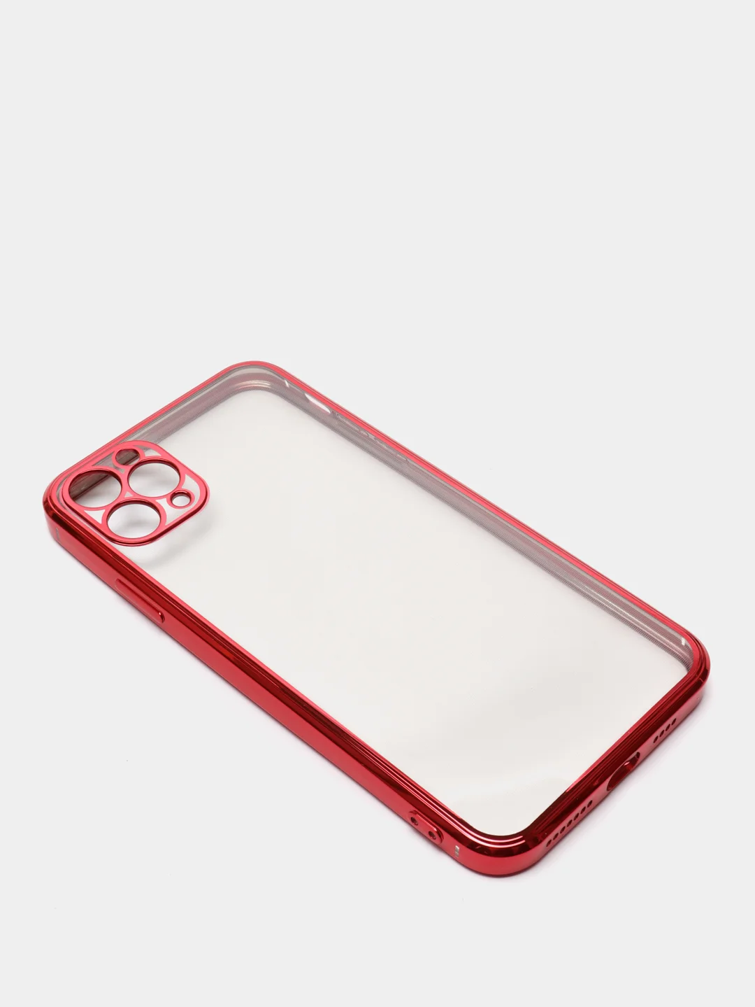 Красный чехол для iPhone 7, 8, SE, X, XS, XR, 11 Pro Max, 12 Mini, Pro Max, с гальваническим покрытием