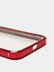 Красный чехол для iPhone 7, 8, SE, X, XS, XR, 11 Pro Max, 12 Mini, Pro Max, с гальваническим покрытием