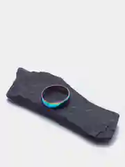 Аметистовый кольцо из медицинской стали, 6 мм, 5 цветов