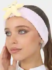 Конфетный beauty4life Повязка для волос, женская, косметическая "Звездочки"