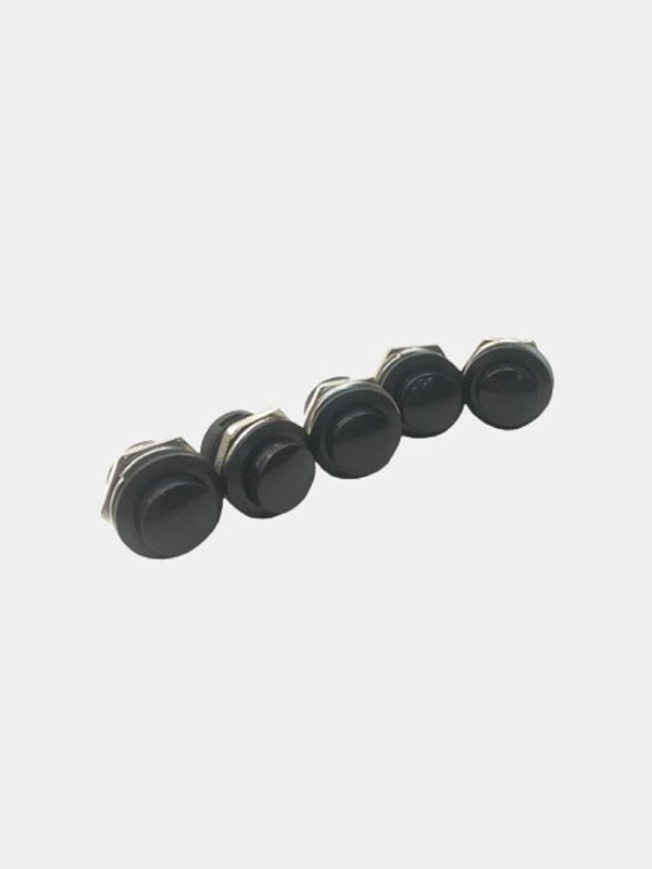 Кнопка R13-507 off-(on) черный (3A 250VAC) (5 штук)