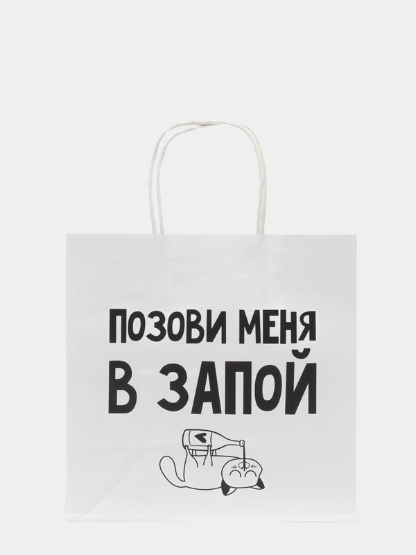 Падарочный пакет "С Дэ Рэ", 22х22х11 см (4 вида)