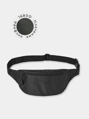 Сумка поясная Kleymo Bananka Wide pattern, черная