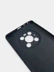 Черный чехол Huawei Mate 40 Pro, Хуавей Мат 40 Про черный, силиконовый