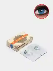 Синий цветные линзы
