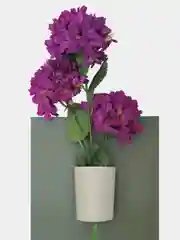 Ветка с искусственными цветами 3 головы