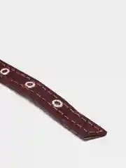 Фуксия ошейник для собак из натуральной кожи с ватином