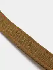 Оливковый ошейник из брезентовой ленты двойной