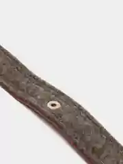 Карамельный ошейник для собак из натуральной кожи с ватином