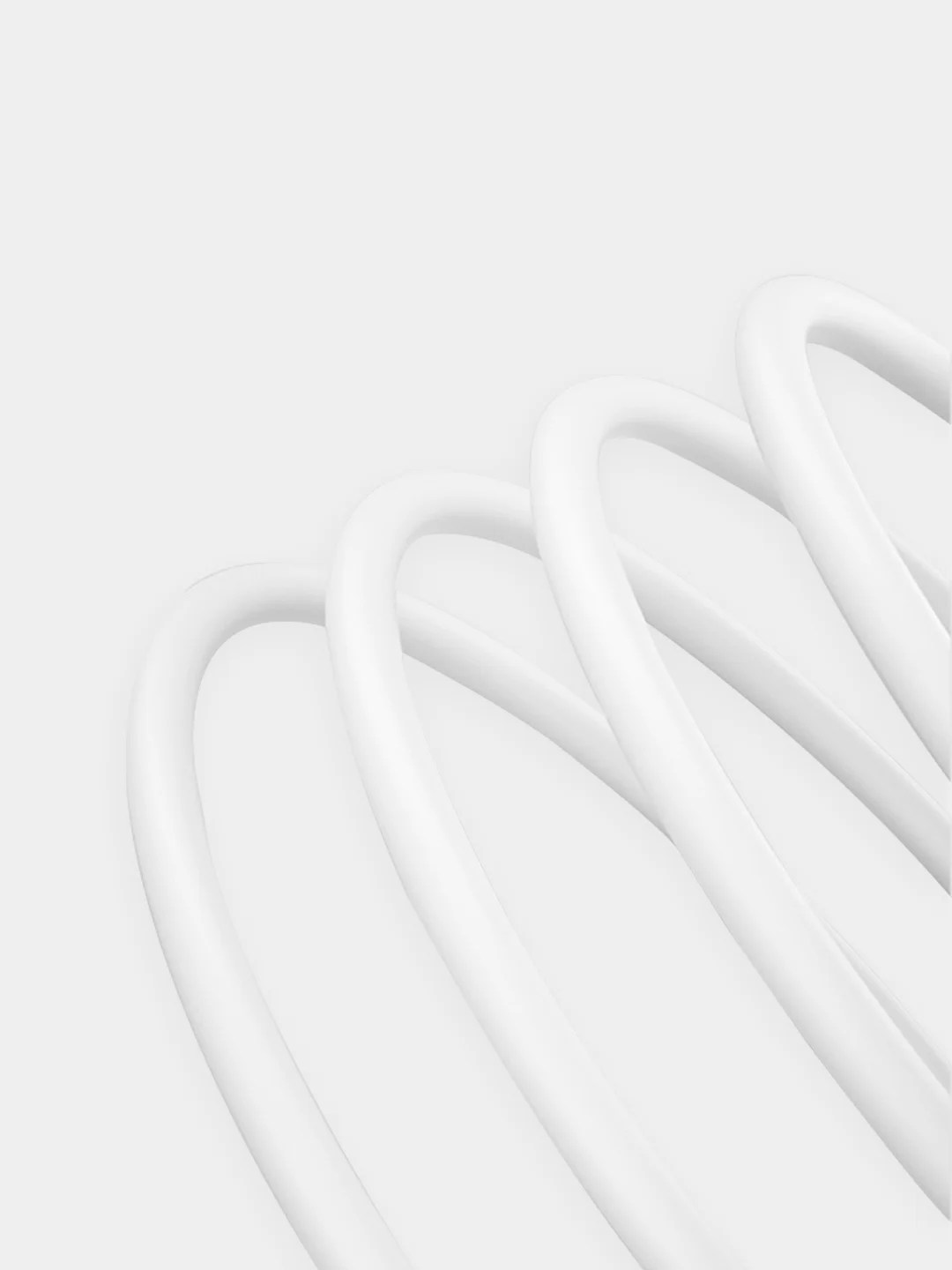 Белый кабель для iPhone lightning type-c быстрая зарядка лайтинг