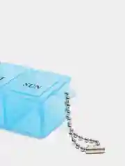 Голубой таблетница на 7 дней