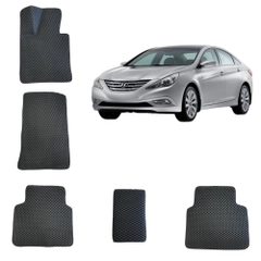 3-D Автомобильные EVA, ЭВА, ЕВА коврики для HYUNDAI SONATA 6 поколение / ХЕНДАЙ СОНАТА 6