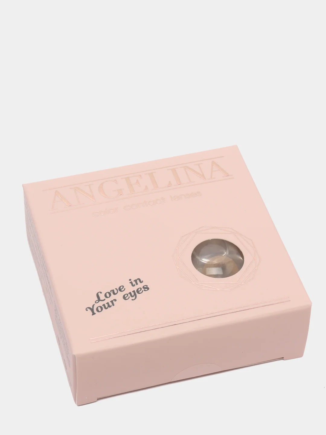 Цветные линзы ANGELINA Light Brown/ Цветные линзы карие/8,6/ 14,0/ 2 шт, контейнер, пинцет