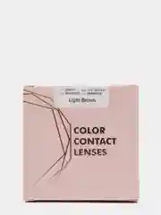 Цветные линзы ANGELINA Light Brown/ Цветные линзы карие/8,6/ 14,0/ 2 шт, контейнер, пинцет