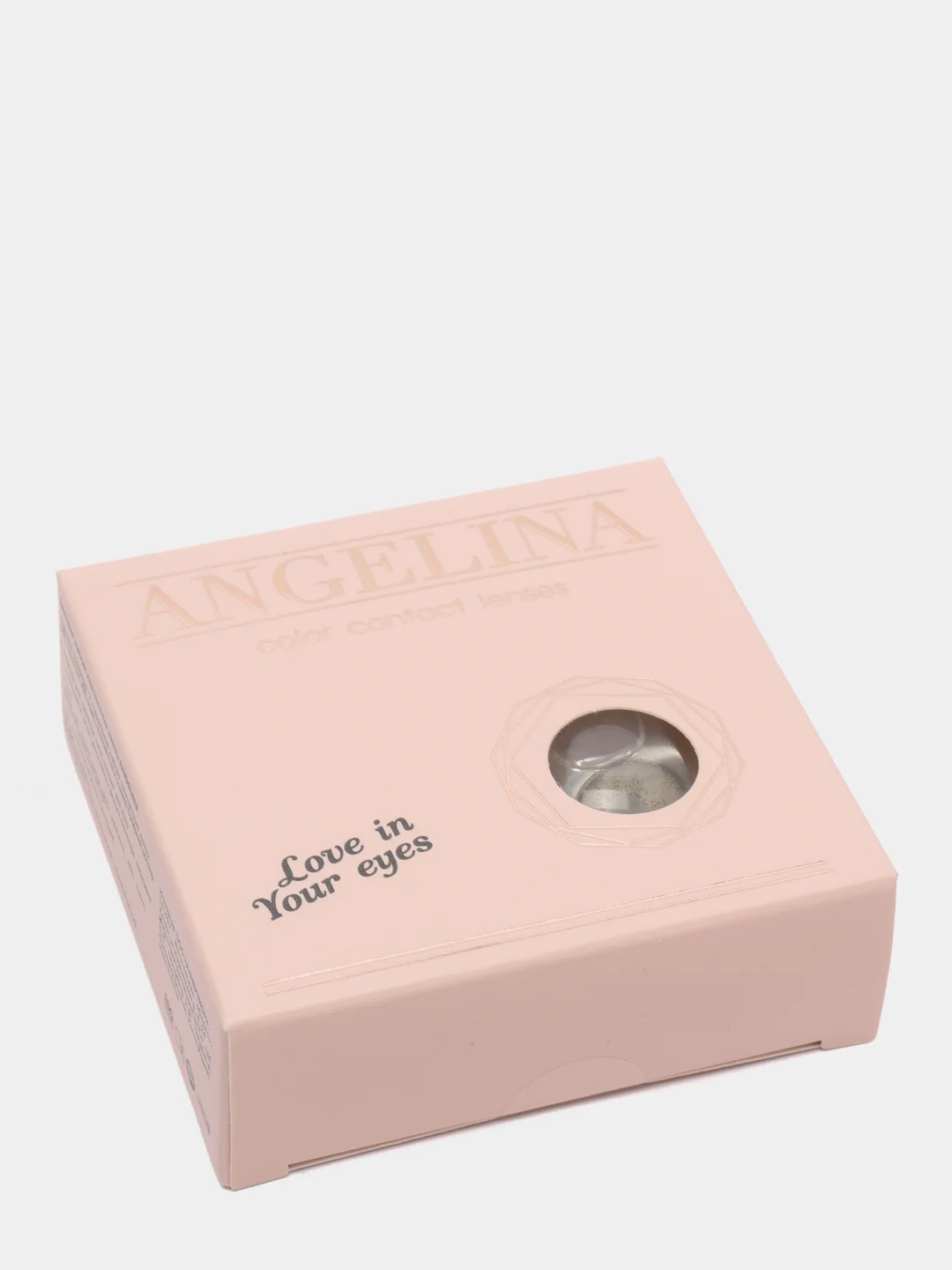 Цветные линзы ANGELINA Ring Quartz/ Цветные линзы серые/8,6/ 14,2/ 2 шт, контейнер, пинцет