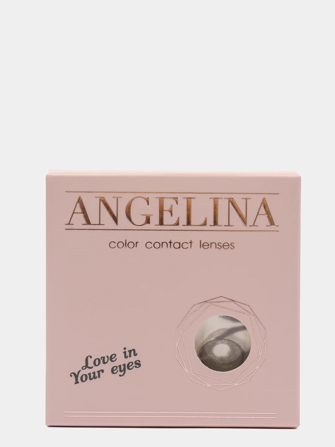 Цветные линзы ANGELINA Ring Quartz/ Цветные линзы серые/8,6/ 14,2/ 2 шт, контейнер, пинцет
