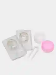 Цветные линзы ANGELINA Ring Quartz/ Цветные линзы серые/8,6/ 14,2/ 2 шт, контейнер, пинцет