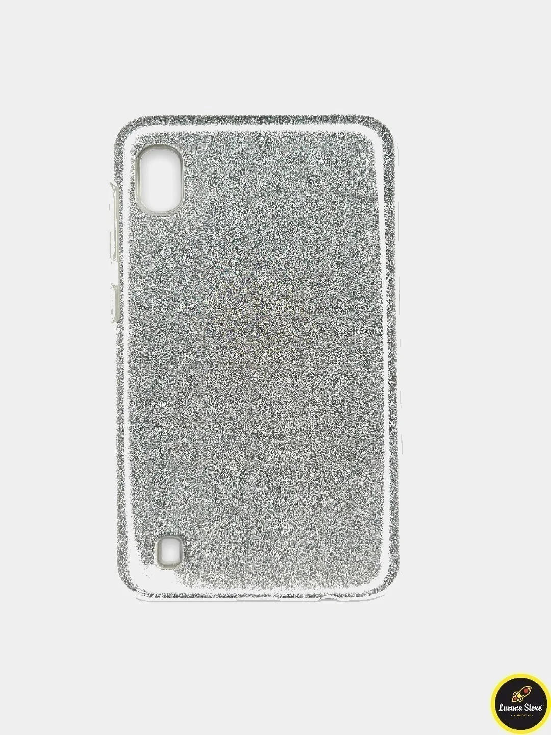 Серебряный защитный чехол с блёстками для Samsung / Xiaomi